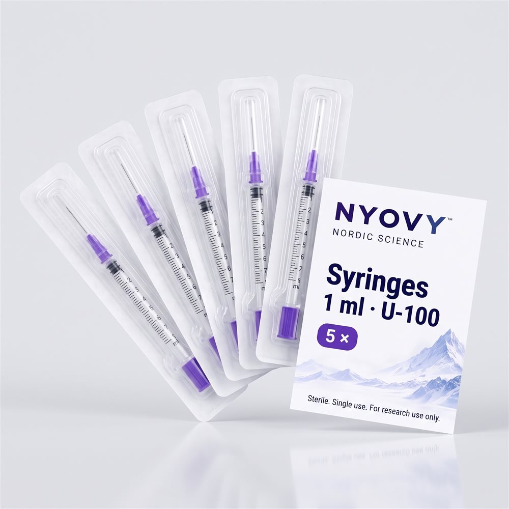 Syringes 5× 1 ml U-100